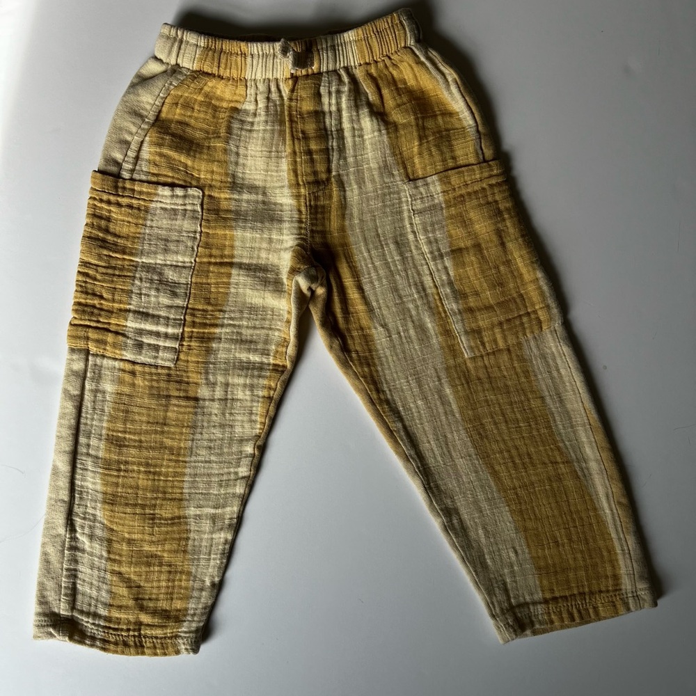 Yellow striped pants